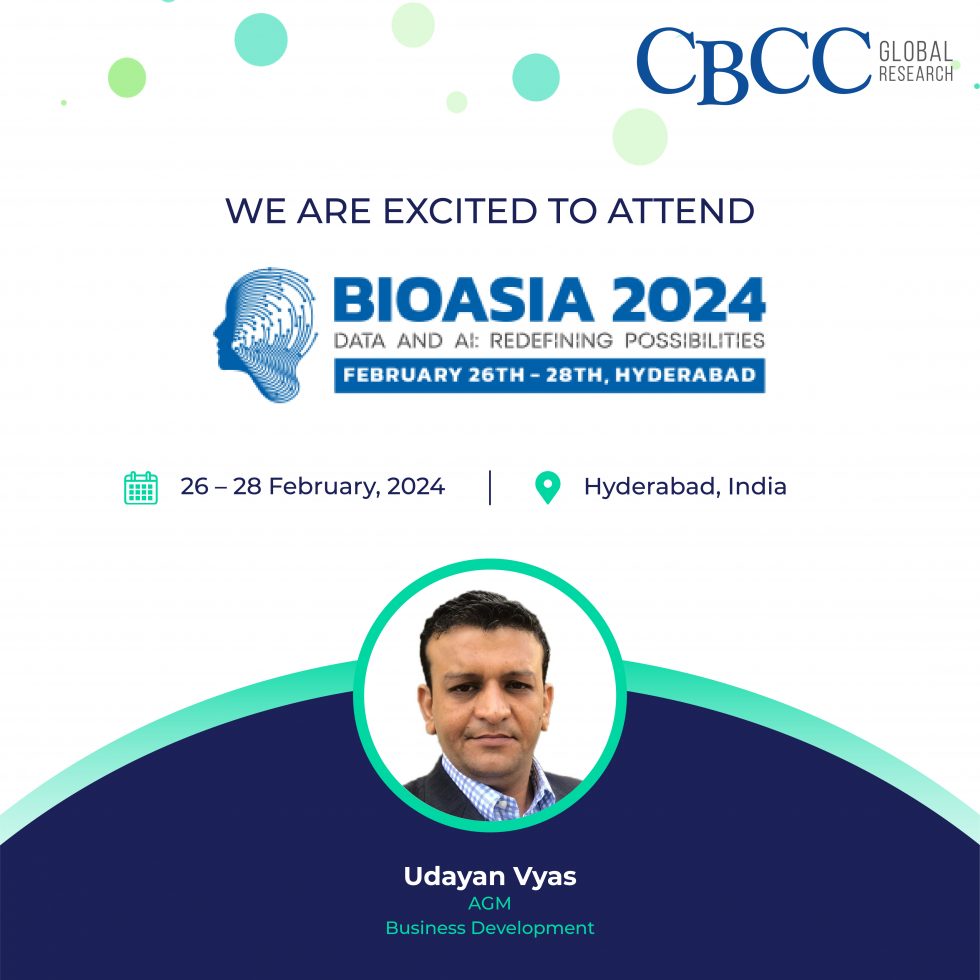 Attending Bio Asia 2024 CBCC Global Research India